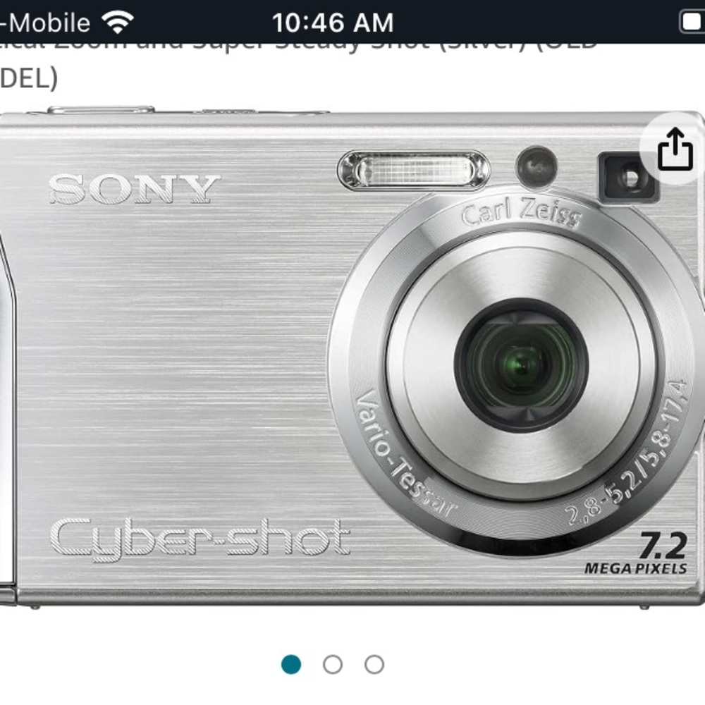 Sony Cypershot digital camera